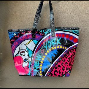 Patricia Field Large Tote Bag - New York City - Art Work Design